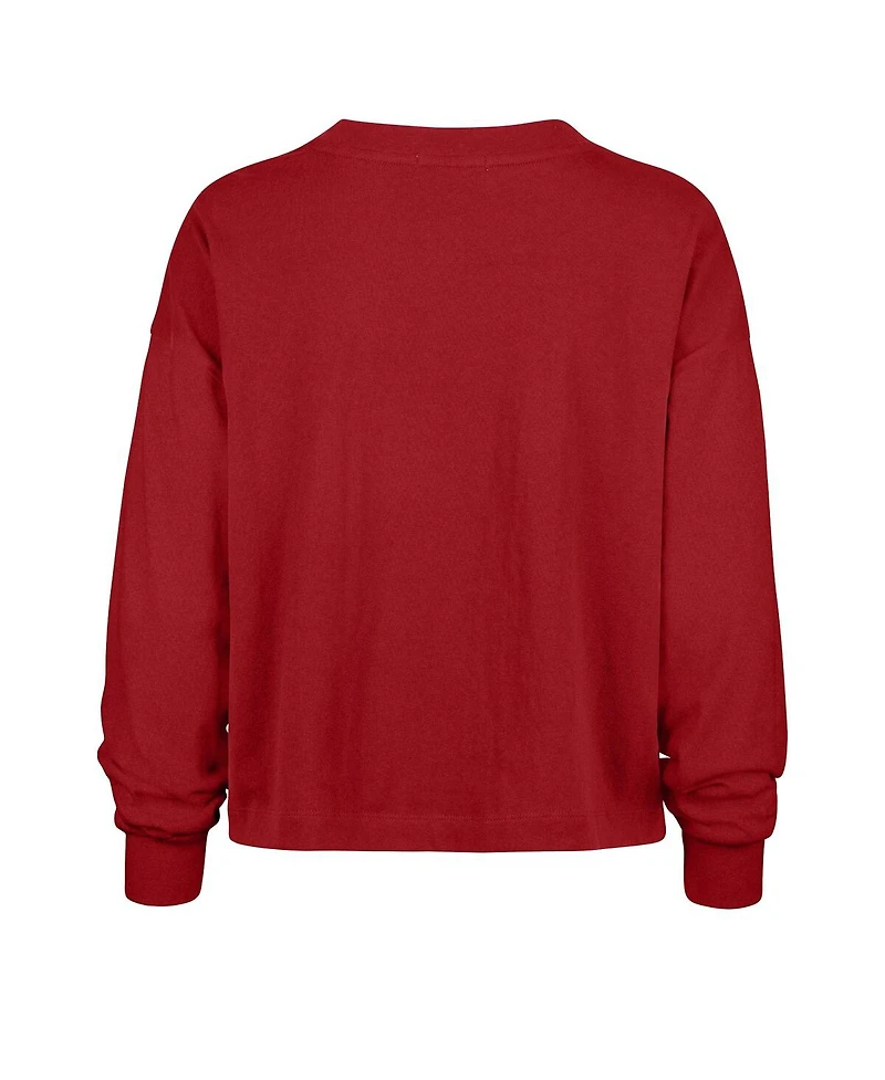 '47 Brand Women's Red Kansas City Chiefs Muse Sydney Long Sleeve T-Shirt