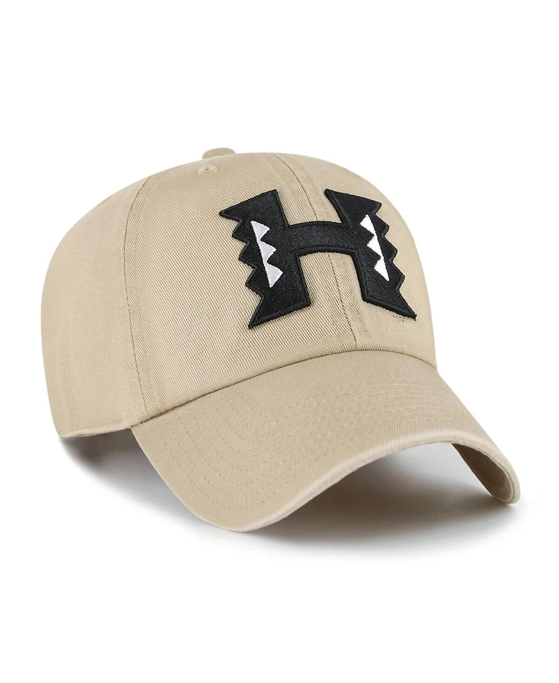 '47 Brand Men's Khaki Hawaii Rainbow Warriors Clean Up Adjustable Hat