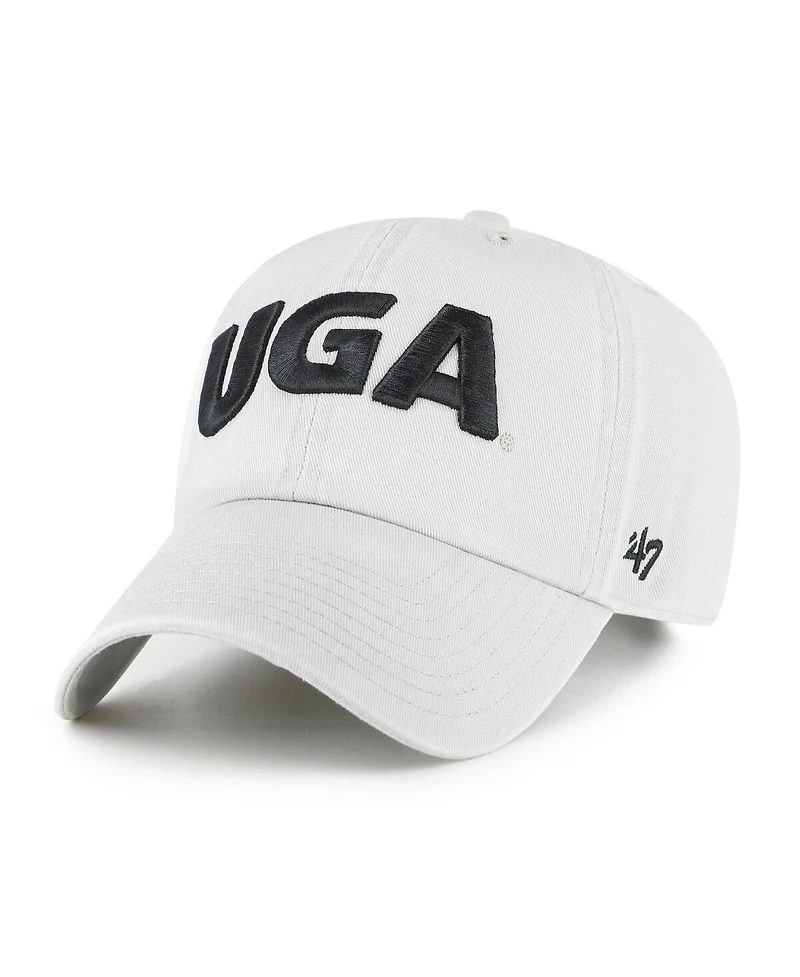 '47 Brand Men's Gray Georgia Bulldogs Clean Up Adjustable Hat