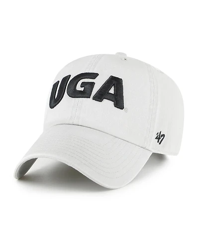 '47 Brand Men's Gray Georgia Bulldogs Clean Up Adjustable Hat