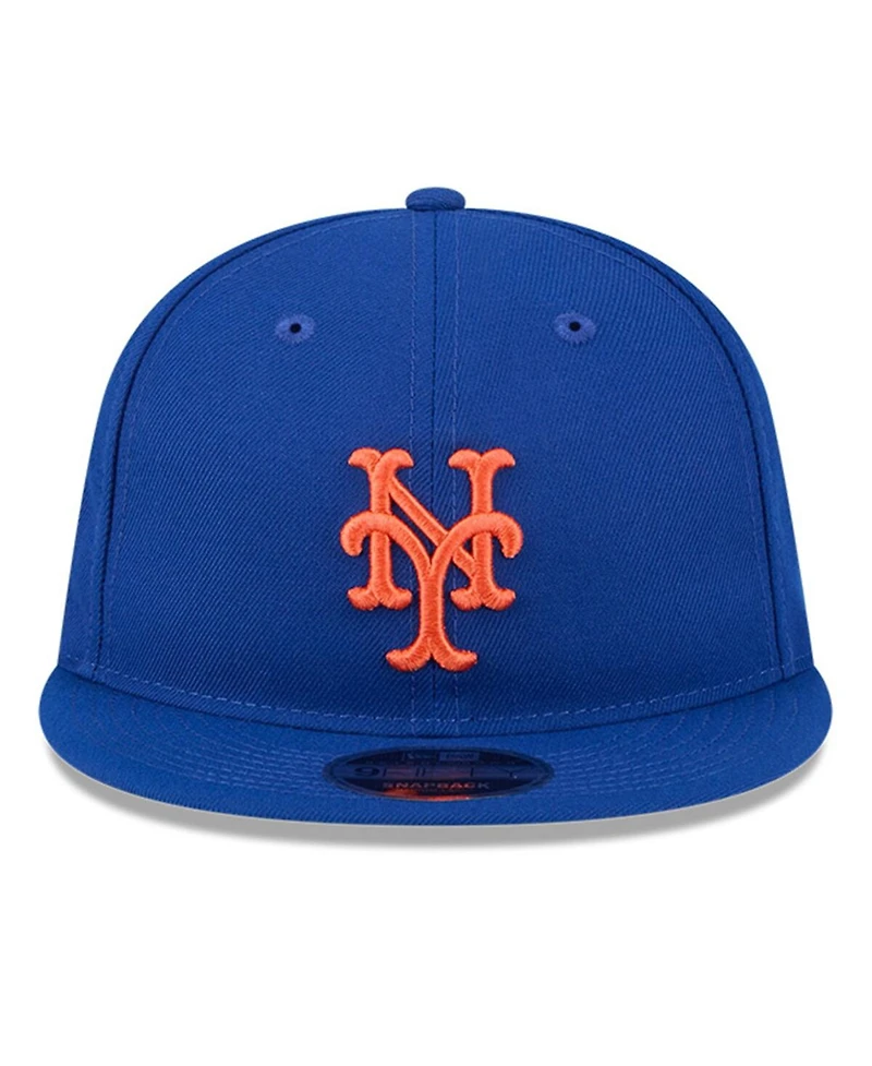 New Era Men's Royal York Mets Baseball Hall of Fame Retro Crown 9FIFTY Adjustable Hat