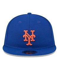 New Era Men's Royal York Mets Baseball Hall of Fame Retro Crown 9FIFTY Adjustable Hat