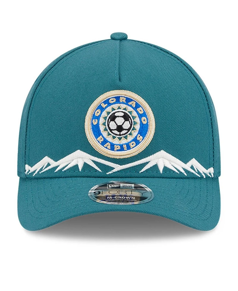 New Era Men's Green Colorado Rapids 2025 Jersey Hook 9FORTY M-Crown Adjustable Hat