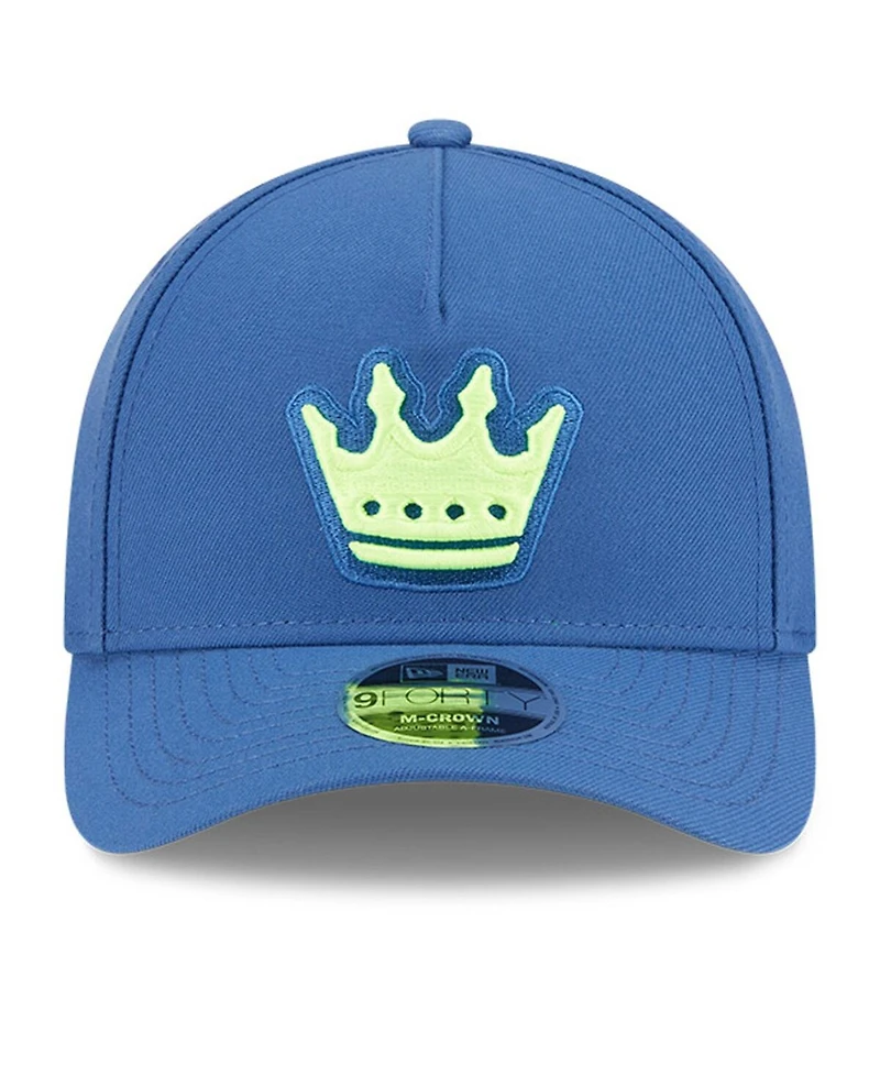 New Era Men's Blue Charlotte Fc 2025 Jersey Hook 9FORTY M-Crown Adjustable Hat