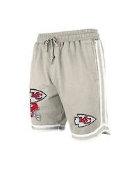 New Era Men's Light Beige Kansas City Chiefs Stone Multi Patch Shorts