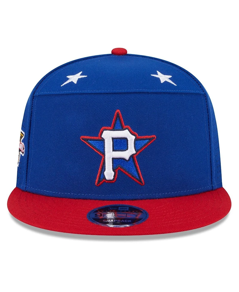 New Era Men's Blue/Red Pittsburgh Pirates 2025 Mlb All-Star Game Workout Side Patch 9FIFTY Snapback Hat