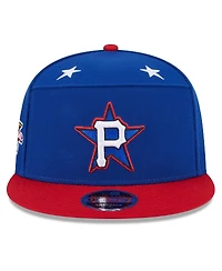 New Era Men's Blue/Red Pittsburgh Pirates 2025 Mlb All-Star Game Workout Side Patch 9FIFTY Snapback Hat