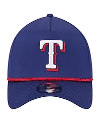 New Era Men's Royal Texas Rangers 39THIRTY A-Frame Perforated Flex Hat