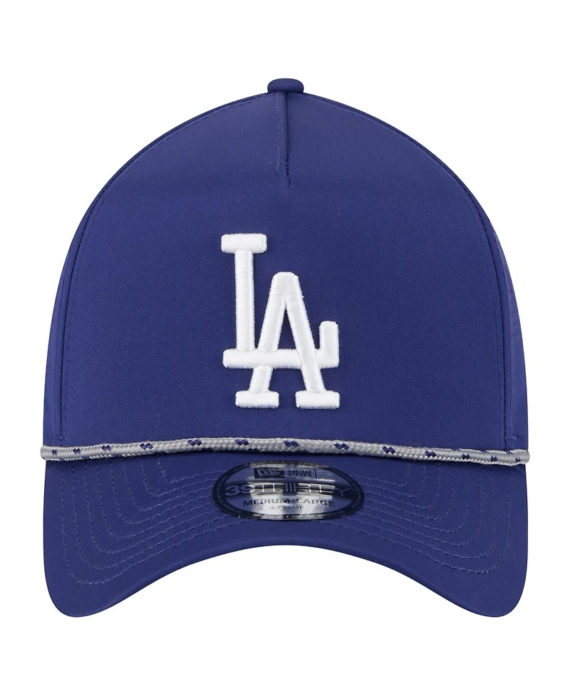 New Era Men's Royal Los Angeles Dodgers 39THIRTY A-Frame Perforated Flex Hat