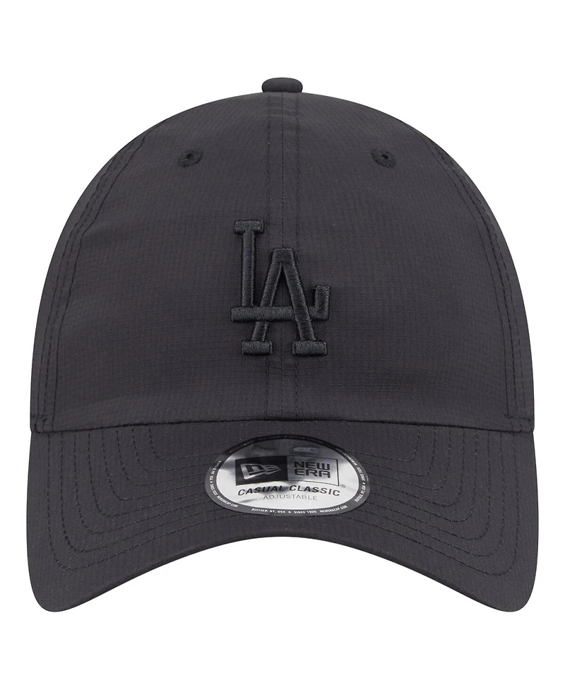 New Era Men's Black Los Angeles Dodgers Ripstop Casual Classic Adjustable Hat