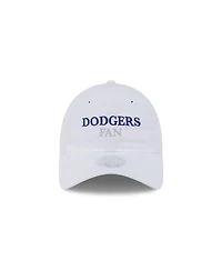 New Era Women's White Los Angeles Dodgers Team Fan 9TWENTY Adjustable Hat