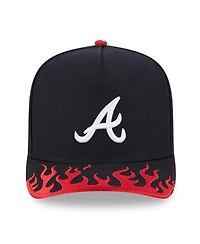 New Era Men's Navy Atlanta Braves 2025 Mlb Speedway Classic A-Frame 59FIFTY Fitted Hat