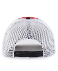 '47 Brand Big Boys and Girls Red/Black Georgia Bulldogs Super Stripe Hitch Adjustable Trucker Hat