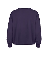 '47 Brand Women's Purple Minnesota Vikings Outreach City Oversized Long Sleeve T-Shirt