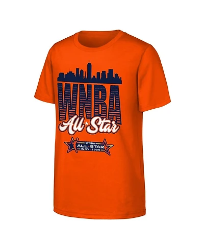 Outerstuff Big Boys and Girls Orange 2025 Wnba All-Star Game Skyline T-Shirt