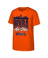 Outerstuff Big Boys and Girls Orange 2025 Wnba All-Star Game Skyline T-Shirt