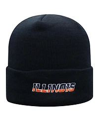 Top of the World Men's Navy Illinois Fighting Illini Logo Cuffed Knit Hat