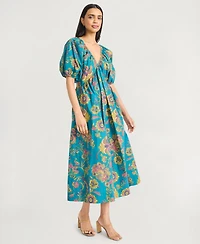 The Good Journey Women's Paisley Printed Midi Dress