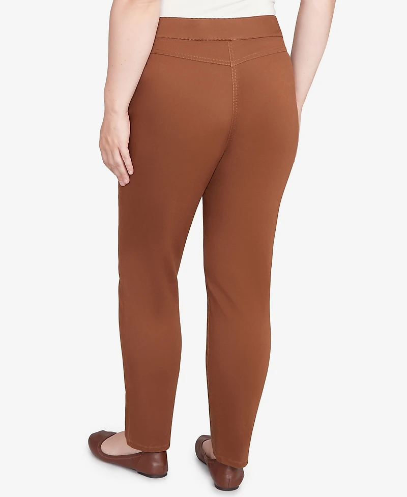 Alfred Dunner Petite Allure Front Pocket Crop Pants