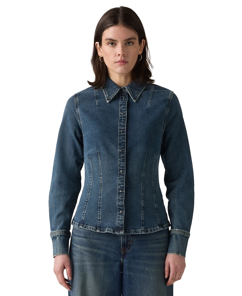 Levi's Women's Long Sleeve Shaped Shirt