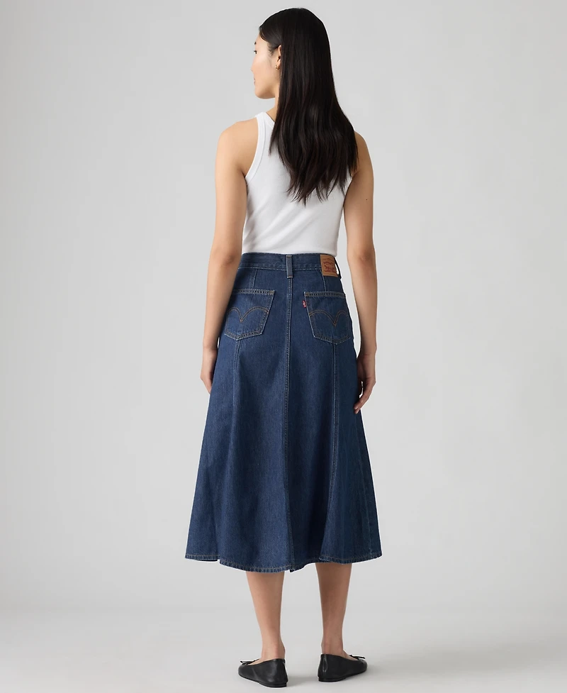 Levi's Women's Fit and Flare High Rise Skirt
