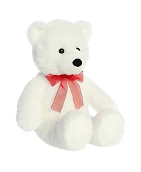 Aurora Large Bear Cuddly Plush Toy White 16"