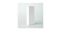 Slickblue Modern 2-Door Wardrobe Armoire Cabinet with Clothes Hanging Rod for Bedroom