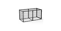 Aostirmotor 63 in. L x 29.9 in. W x 31.9 in. H. Dog Crate 63" Dog Kennel for Small Medium Dogs, Puppy Dog Playpen with Top in Black.