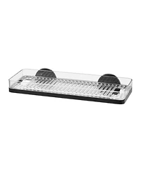 iDesign Self-Adhesive Shower Shelf with Razor Holder