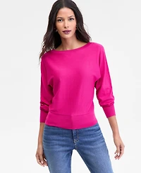 I.n.c. International Concepts Women's Boat-Neck Sweater, Macy's Exclusive