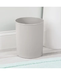 iDesign Small Round Plastic Bathroom Trash Can