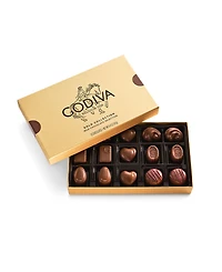 Godiva Assorted Milk Chocolate Gold Gift Box, 15 Pieces