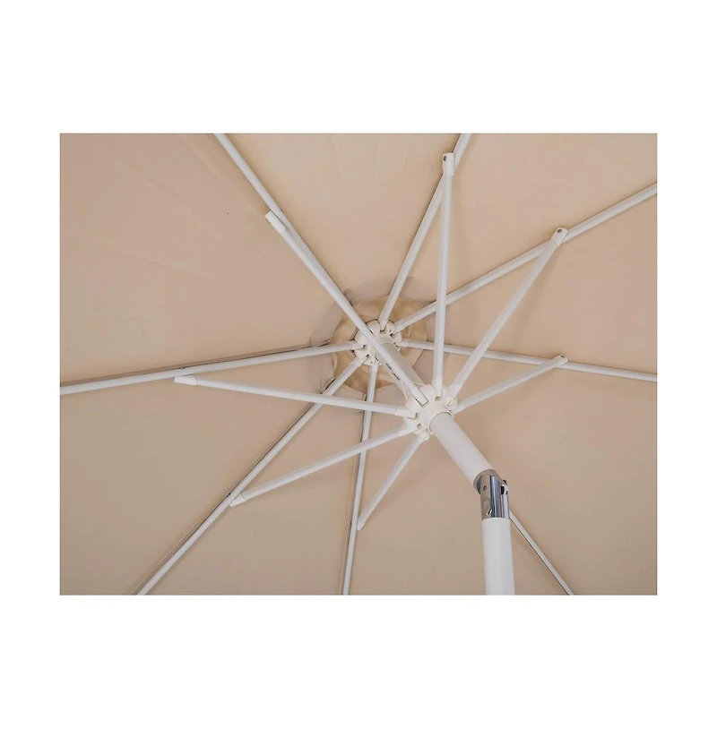 Meridian Furniture Fiji Beige Fabric Patio Umbrellas