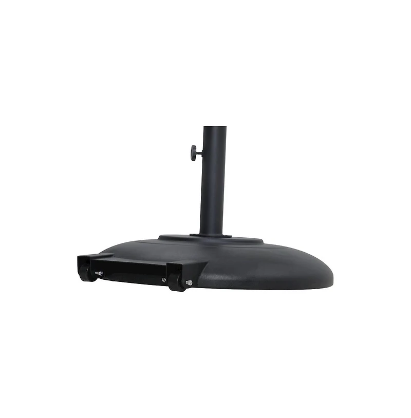 Meridian Furniture Cozumel Matte Black Steel Patio Umbrella Base
