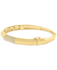 Effy Diamond Pave Cluster Bangle Bracelet (5/8 ct. t.w.) in 14k Gold