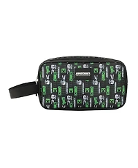 Minecraft Creepers Dual-Compartment Utility Case With Webbing Pull Handle