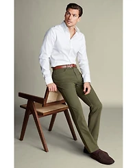 Charles Tyrwhitt Men's Twill Slim Fit 5 Pocket Jeans