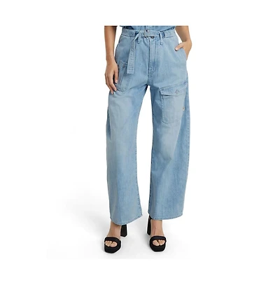 G-Star Women's Belted Cargo Loose Jeans