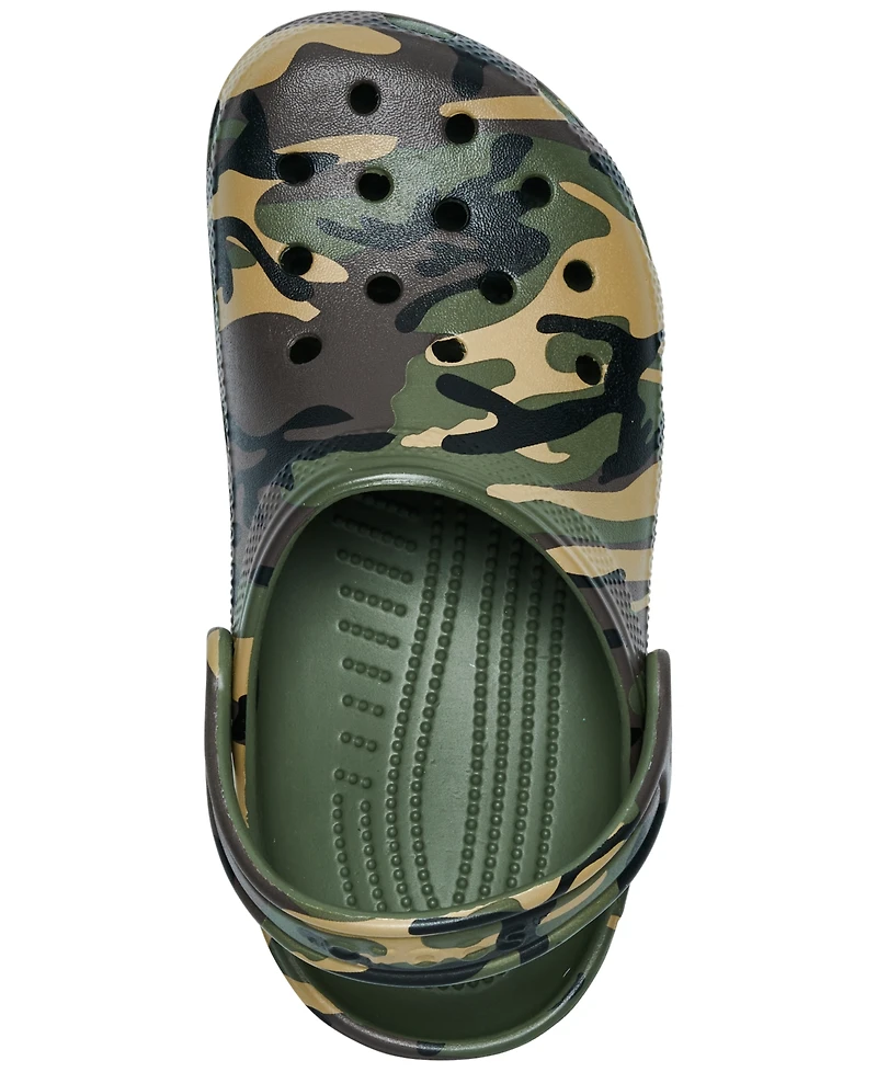 Crocs Little Kids Classic Camo Print Clogs from Finish Line