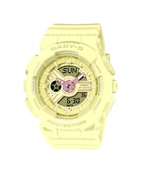 G-Shock Women's Baby-g Yellow Resin Watch, 43.4mm