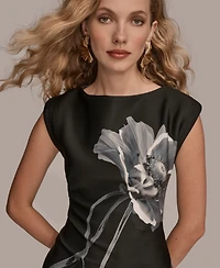 Donna Karan New York Women's Boat Neck Dress