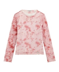 Guess Big Girls Printed Long Sleeve Top