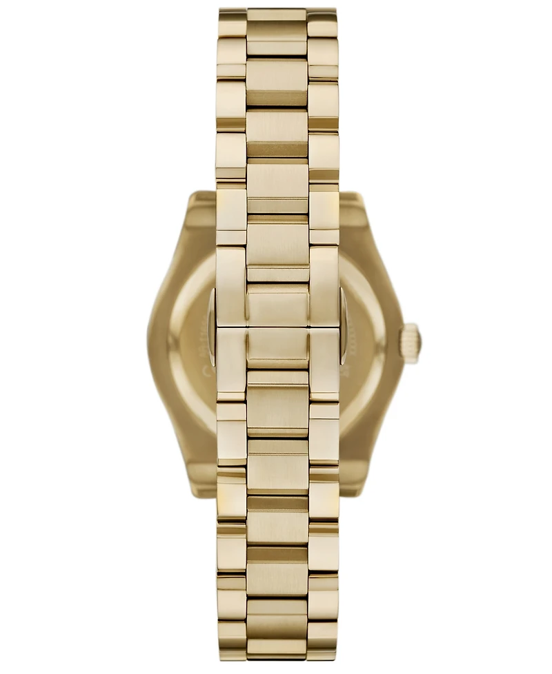 Emporio Armani Women's Gold-Tone Stainless Steel Bracelet Watch 32mm