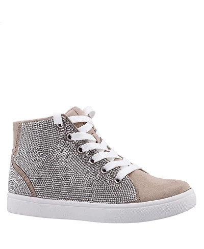 Nina Big Girls Kula Crystal High Top Sneakers