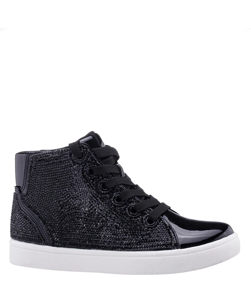 Nina Big Girls Kula Crystal High Top Sneakers