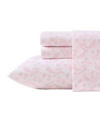 Laura Ashley Cotton Percale -Pc. Sheet Set
