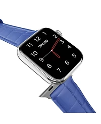 Waloo Crocodile Texture Leather Replacement Band for Apple Watch