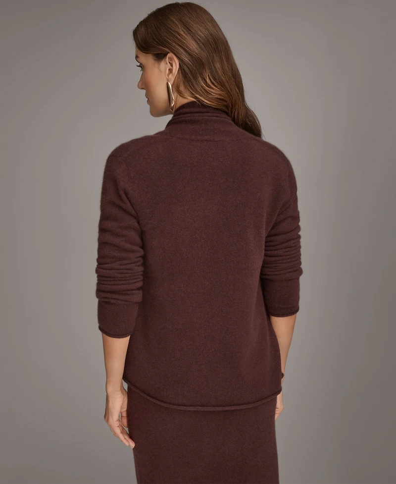 Donna Karan New York Women's Open Front Cashmere Cardigan