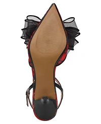 Betsey Johnson Women's Lillyan T-Strap Kitten-Heel Pumps