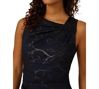 Adrianna Papell Petite Sleeveless Column Gown